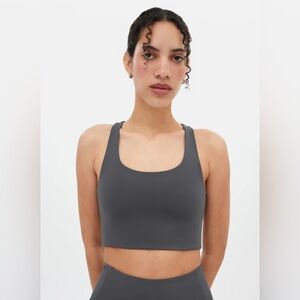 Girlfriend Collective Paloma Bra in Grey